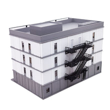 将图片加载到图库查看器,Downtown 4-Story Apartment(White) Stackable 1:87 HO Scale