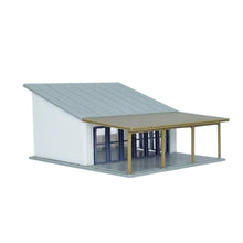 将图片加载到图库查看器,Seaside Restaurant w Accessories & Figures 1:87 HO Scale