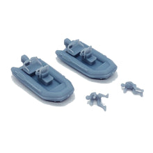 Laden Sie das Bild in den Galerie-Viewer, Speedboat Set with Figures 1:87 HO Scale