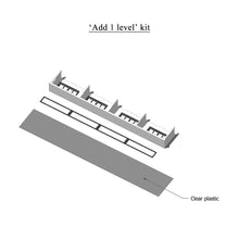 Cargar imagen en el visor de la galería, Background 4-Story Apartment(White) Stackable 1:87 HO Scale