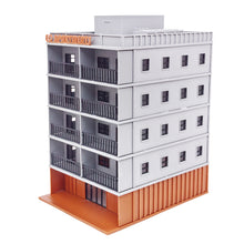 将图片加载到图库查看器,Downtown 5-Story Apartment(Grey) Stackable 1:87 HO Scale