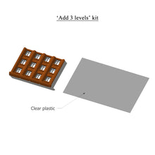 Cargar imagen en el visor de la galería, Background 5-Story Classic Hotel Stackable 1:87 HO Scale