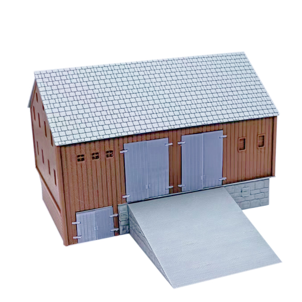 Large Country Farm Barn-McLean Barn Gettysburg 1:87 HO Scale – Outland  Models, image size:1000x1000
