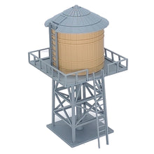 Load image into Gallery viewer, Trackside Water Tower (Wood Style) HO Scale 1:87