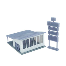 将图片加载到图库查看器,Seaside Cafe w Accessories & Figures 1:160 N Scale