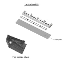 将图片加载到图库查看器,Downtown 4-Story Apartment(White) Stackable 1:87 HO Scale