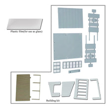 将图片加载到图库查看器,Seaside Restaurant w Accessories & Figures 1:87 HO Scale