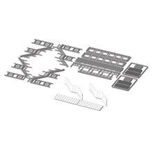 Load image into Gallery viewer, Overhead Footbridge Covered (2-Stairs/4-Stairs/4-Stairs with Elevator) HO Scale 1:87