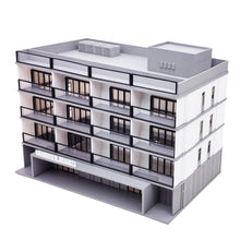 将图片加载到图库查看器,Downtown 4-Story Apartment(White) Stackable 1:87 HO Scale