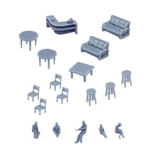 Load image into Gallery viewer, Interior Accessories & Figures for Cafe 1:64 S Scale