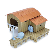 Laden Sie das Bild in den Galerie-Viewer, Boat House with Accessories 1:87 S Scale