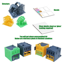 画像をギャラリービューアに読み込む, Classic 2-Story City Shop Set of 4 Z Scale 1:220