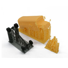 将图片加载到图库查看器,School Bus with Kids and Parents HO Scale 1:87