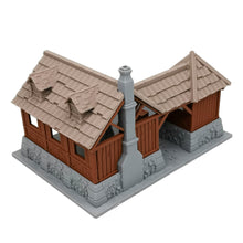 Load image into Gallery viewer, War of Tyrant Series Medieval Blacksmith Shop 28mm Scale
