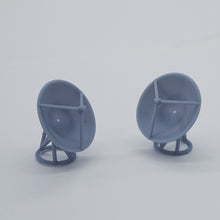 画像をギャラリービューアに読み込む, Outland Models Model Railroad Scenery Parabolic Antenna x2 Scale N 1:150