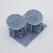 画像をギャラリービューアに読み込む, Outland Models Model Railroad Scenery Parabolic Antenna x2 Scale N 1:150