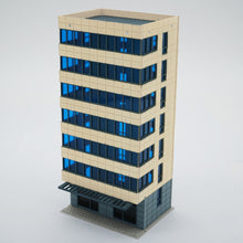 Load image into Gallery viewer, Colored Modern City Building Tall Apartment N Scale Outland Models Railway