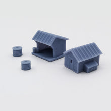 将图片加载到图库查看器,Outland Models Train Railway Layout Trackside Building Set N Scale 1:150