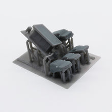 Load image into Gallery viewer, Outland Models Railroad Layout Outdoor Car Parking Lot with 4 Cars N Scale 1:160