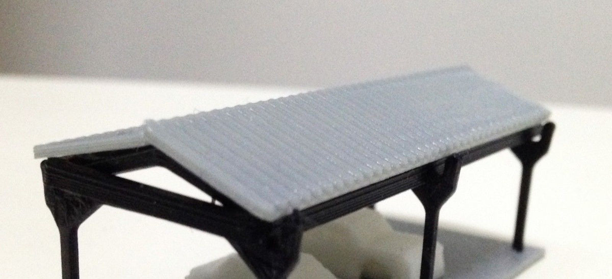 Modellino Ferroviario N 1:160 – Piccolo Capannone Per Auto/merci Outland Models