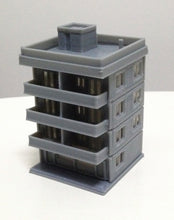将图片加载到图库查看器,Modern City Building 4-Story Apartment Z Scale 1:220 Outland Models Railway