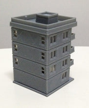 将图片加载到图库查看器,Modern City Building 4-Story Apartment Z Scale 1:220 Outland Models Railway