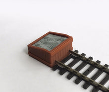 Laden Sie das Bild in den Galerie-Viewer, Track Buffer / Stop x2 Wood Style HO Scale 1:87 Outland Models Railway Layout