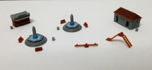 将图片加载到图库查看器,Park & Plaza Accessories Fountain Toilet... Z Scale 1:220 Outland Models Railway