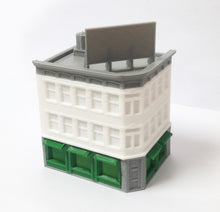 Load image into Gallery viewer, City Classic 3-Story Corner Shop N Scale Outland Models Train Railway Layout