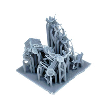 画像をギャラリービューアに読み込む, Old West Horse Carriage Battle Wagon Set N Scale 1:160