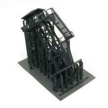 将图片加载到图库查看器,Large Watchtower Grey/Black N Scale 1:160
