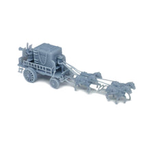 Load image into Gallery viewer, Old West Horse Carriage Armored Wagon HO Scale 1:87