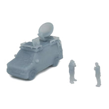 画像をギャラリービューアに読み込む, News Broadcast Van w Figures 1:160 N Scale
