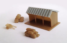 Load image into Gallery viewer, Country Farm House Shed Cottage Set N Scale Outland Models Train Railway Layout