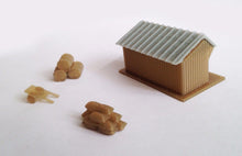 Load image into Gallery viewer, Country Farm House Shed Cottage Set N Scale Outland Models Train Railway Layout
