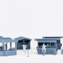 Cargar imagen en el visor de la galería, Christmas Market and Figure Set 1:87 HO Scale