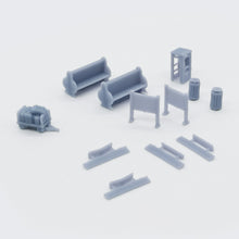 将图片加载到图库查看器,Train Station Passenger Platform with Accessories (Full-Covered) 1:160 N Scale Outland Models Railway Scenery