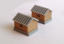 Load image into Gallery viewer, Country Farm House Shed Cottage Set Z Scale Outland Models Train Railway Layout
