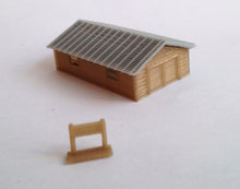 Load image into Gallery viewer, Country Farm House Shed Cottage Set Z Scale Outland Models Train Railway Layout