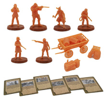 Cargar imagen en el visor de la galería, Bloody West Series Cowboy Figure w Cards 28mm Scale