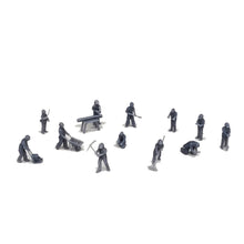 Charger l'image dans la galerie, Outland Models Scenery Miniature Construction Worker Figure Set 1:64 S Scale