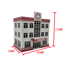Load image into Gallery viewer, Outland Models Railway Scenery City Small Hospital/Clinic Building 1:64 S Scale