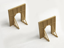 将图片加载到图库查看器,Timber Tunnel Portal / Retaining Wall Z Scale Outland Models Train Railroad