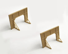将图片加载到图库查看器,Timber Tunnel Portal / Retaining Wall Z Scale Outland Models Train Railroad