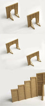 将图片加载到图库查看器,Timber Tunnel Portal / Retaining Wall Z Scale Outland Models Train Railroad