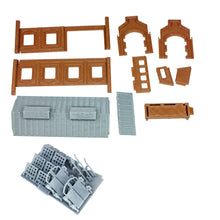 将图片加载到图库查看器,Outland Models Railroad Layout Locomotive Shed/Engine House (1/2 Stall)  Z Scale