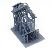 将图片加载到图库查看器,Large Watchtower Grey/Black N Scale 1:160