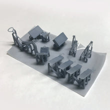 Cargar imagen en el visor de la galería, Outland Models Rally Racing Car Garage Maintenance Accessory Set Scale 1:43