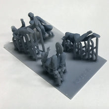 Load image into Gallery viewer, Outland Models Rally Racing Car Maintenance Crew Mechanic Set Scale 1:43
