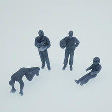 将图片加载到图库查看器,Outland Models Rally Racing Car Maintenance Driver & Crew Figure Set Scale 1:43